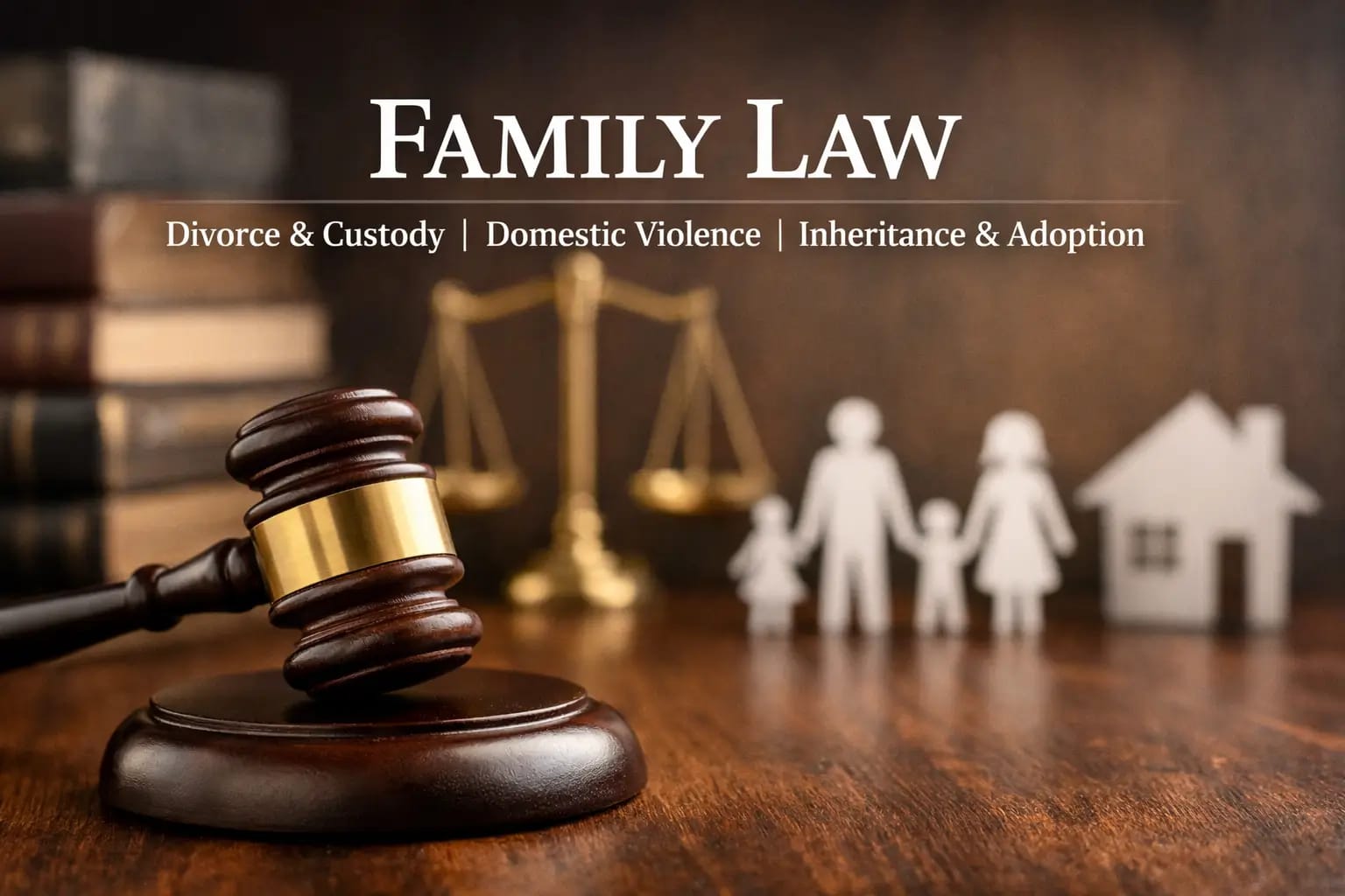 Indian family discussing matrimonial matter with advocate
