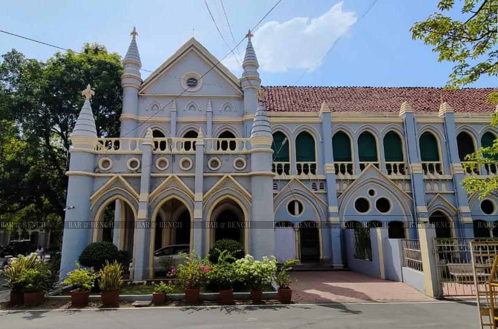 Indian High Court building exterior with colonial architecture